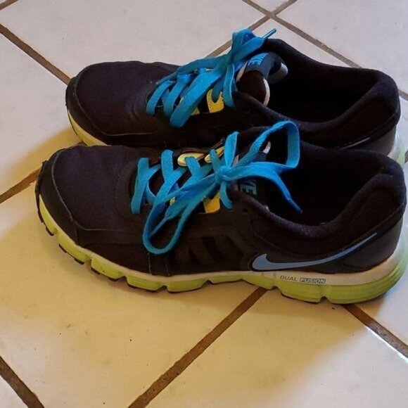 Nike Shoes Dual Fusion Mens size 9 running shoes Sneakers black sneakers - Picture 4 of 7